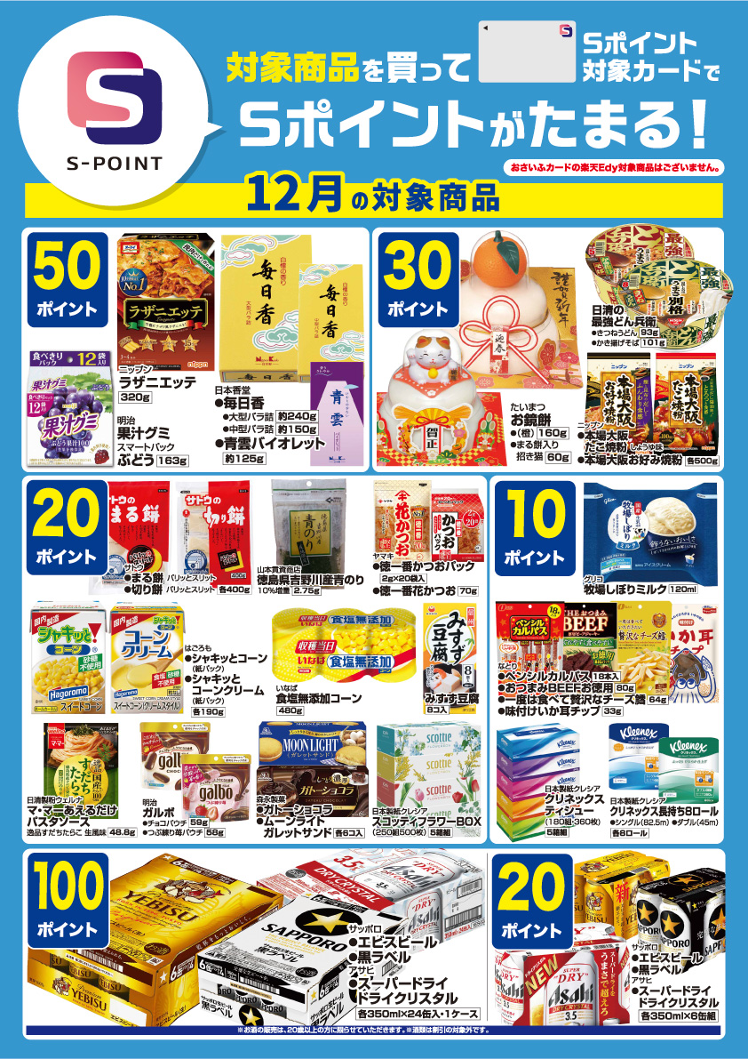 Sポイント企画