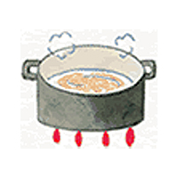 かんぴょうは塩もみしてからゆでる