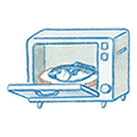 電子レンジで半解凍