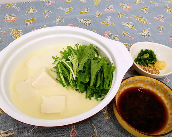 豆乳湯豆腐