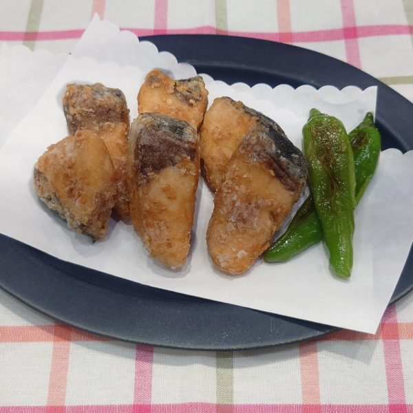 ぶりのごま竜田揚げ