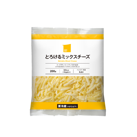 とろけるミックスチーズ　200g