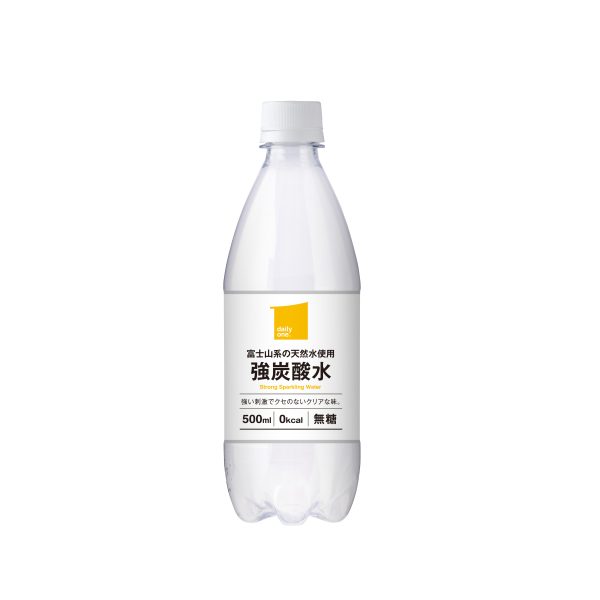 富士山系の天然水使用　強炭酸水 500ml